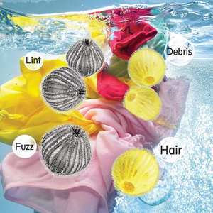 Boule <span class=keywords><strong>de</strong></span> séchage magique en <span class=keywords><strong>laine</strong></span> pour le linge, unique, mignonne, écologique, colorée, en plastique réutilisable, vente en gros - Product Image 4