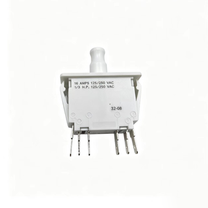 Interruptor de Puerta Blanco de 6 Pines para Gabinete de Máquina de Juegos, Interruptor de Bloqueo 16A 125VAC 250VAC, Interruptor de Puerta de Empuje y Tracción de 3 Pines/6 Pines - Product Image 1