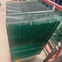 Clôture en verre sans cadre pour extérieur, verre trempé laminé de sécurité 8+1.52+8 mm, certifié SGCC, panneaux de verre pour balustrade de balcon