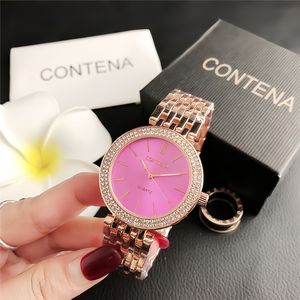 Thời trang bán nữ sinh viên cô gái thép ban nhạc Vòng đeo tay đồng hồ Đá ra đồ trang sức đồng hồ kim cương phụ nữ thời trang ăn mặc đồng hồ - Product Image 6