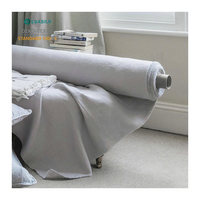 Tissu en lin naturel 280cm GSM nappe de lin pour la décoration intérieure rideaux tapisserie d'ameublement robes sacs literie Textiles de maison coussins
