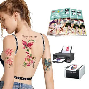 Groothandel Waterdichte Tattoo Stickers A4 Formaat Voor Laser Printer En Inkjet Printer Diy Digitale 10 Sets Tijdelijke Tattoo Papier
