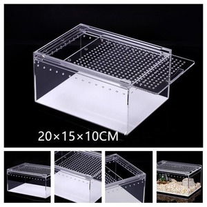 Lồng Nuôi Bò Sát Bằng Nhựa Acrylic Cho Thằn Lằn Nhện Tắc Kè Acrylic Có Thể Tháo Rời Lồng Nuôi Bò Sát Cầu Nguyện Bọ Ngựa - Product Image 2