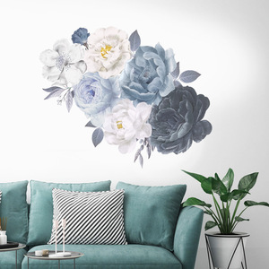 3 couleurs <span class=keywords><strong>Blanc</strong></span> Bleu <span class=keywords><strong>Noir</strong></span> Pivoine Papier Peint Élégant Fleurs Papier Peint <span class=keywords><strong>Pour</strong></span> <span class=keywords><strong>Chambre</strong></span> Maison Chaleureuse Décoration <span class=keywords><strong>Stickers</strong></span> Muraux - Product Image 2