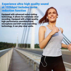 Productos de tendencia 2025 OEM 30 horas <span class=keywords><strong>HQ</strong></span> Audio Recorder 48KHz 192Kbps Grabadoras de voz digitales portátiles - Product Image 6