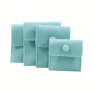 Necklace Earrings <b>Rings</b> Storage Custom Logo Soft Velvet Jewelry Pouch Gift Jewellery Pouch Packaging Bag - Product Image 5