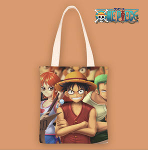 Bolsa de Lona Urbana Sencilla con Estampado por Transferencia Térmica de Anime Todo en Uno, Súper Genial, de Venta Caliente 2026, Luffy <span class=keywords><strong>Zorro</strong></span> Casual - Product Image 1
