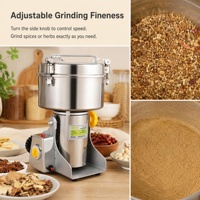 Moulin à Grains Électrique Multifonctionnel Commercial en Acier Inoxydable 3200W Grande Capacité pour Céréales