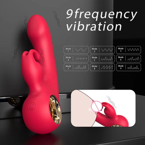 Vibratore a Coniglio 2-in-1 S-hande con Massaggio del Punto G e Clitorideo, Doppia Vibrazione Stimolante, Giocattolo Sessuale Femminile - Product Image 3