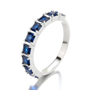 <span class=keywords><strong>Anello</strong></span> di gioielli in argento Sterling 925 elegante all'ingrosso <span class=keywords><strong>anello</strong></span> di <span class=keywords><strong>zircone</strong></span> <span class=keywords><strong>blu</strong></span> di moda zaffiro <span class=keywords><strong>blu</strong></span> - Product Image 6