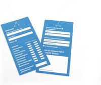 Etiquettes de vidange d'huile allemandes multilingues Etiquettes d'inspection Etiquettes de vidange d'huile Etiquettes d'inspection Notes de service Etiquettes de service à la clientèle