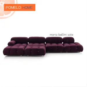 Pomelohome Design moderno divano in legno mobili soggiorno Mario Bellini divano modulare