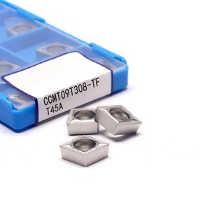 CCMT09T308 Coated CNC Indexable Tungsten Carbide Inserts for Internal Turning Tool 10Pcs Box OEM - Product Image 1