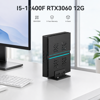 Mini PC de jeu I5-12400F/I7-12700F/I9-12900F RTX 3060 12 Go DDR5 PCIe 4.0 SSD 2 ports LAN pour conception CAO et sorties optiques 8K