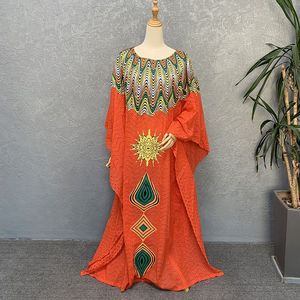 Nouvelles robes maxi décontractées en tricot Kafotan, magnifiques et élégantes, pour femmes africaines, avec de grandes pierres - Product Image 3