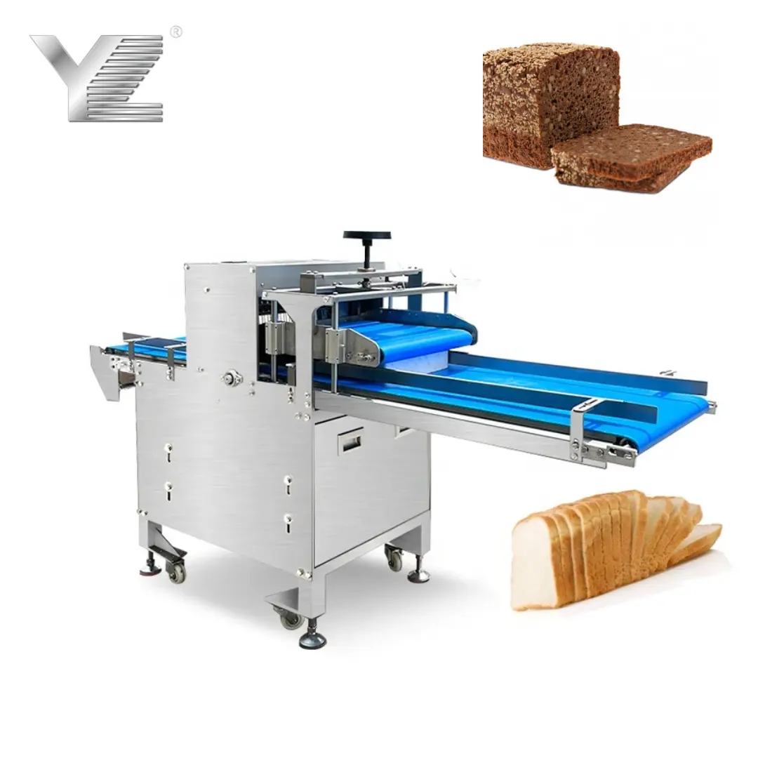 मशीनरी औद्योगिक रोटी बनाने की मशीन टोस्ट बेकरी उपकरण स्टेनलेस स्टील इलेक्ट्रिक टोस्ट ब्रेड स्लैक माच