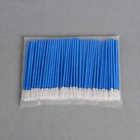Kain Lap Polyester Bebas Serat Multifungsi untuk Ruang Bersih, Tongkat Swab Busa, Swab Spons Presisi untuk Elektronik