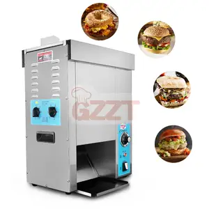 1000 pz/h 110V 220V commerciale continuo hamburger tostapane elettrico hamburger panino tostapane KFC Burger pane tostapane macchina