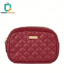 BSCI Guangzhou Factory 2022 bolsa en blanco mujer bolsa de cosméticos con cremallera impermeable promocional cosméticos organizador bolsa - Product Image 3