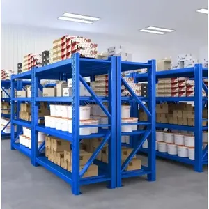 Peterack kim loại xếp chồng lưu trữ kệ kho Kệ Hot Bán nhiệm vụ trung bình lưu trữ giá - Product Image 4