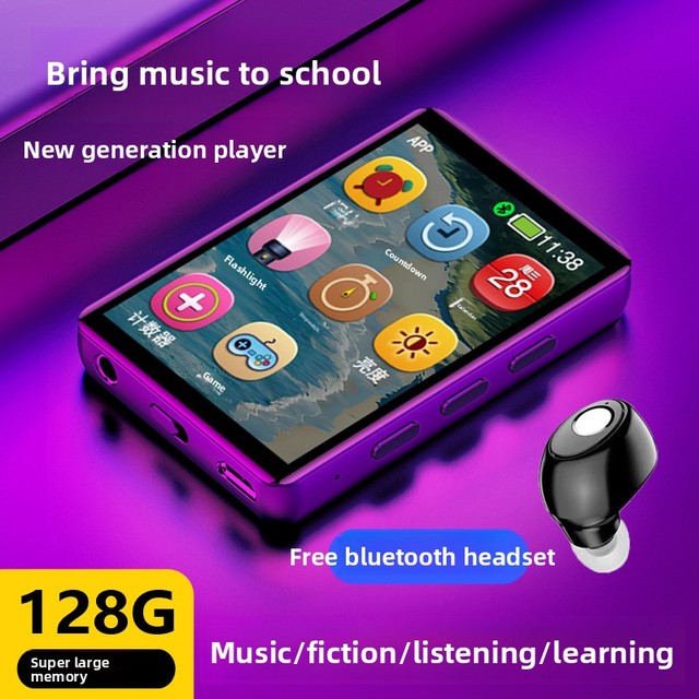 Hot Sale Touch MP3 Player Portable Walkman Student Edition for MP4 Music Player 2.4" Screen X02 Button Version