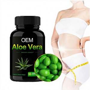 Solilan Natürliches Nahrungsergänzungsmittel Aloe Vera Extrakt Softgel-Kapseln Abnehmpille 100 Kapseln Fettverbrennungsprodukte Aloe Vera Kapsel - Product Image 1
