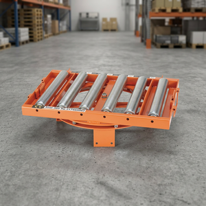 Nouveau convoyeur à rouleaux motorisé en acier au carbone à 90 degrés, vitesse de 10 m/min, durable pour le transfert de palettes, l'industrie alimentaire et des boissons - Product Image 4