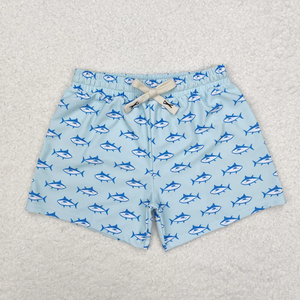 Shorts de bain d'été pour garçons, imprimés mignons, avec cordon de serrage et taille élastique, pour bébés et tout-petits, vente en gros - Product Image 2