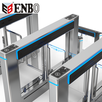 Barrière tourniquet intelligente avec capteur optique, contrôle d'accès, lecteur RFID NFC, sécurité d'entrée pour piétons