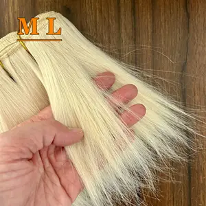613 # renk uzun düz dalga BJD SD peruk DIY keçi saç atkı saç bebek yapımı için