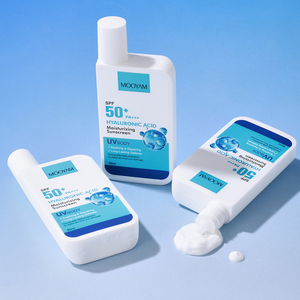 ครีมกันแดด ไฮยาลูโรนิค แอซิด มอยส์เจอร์ไรซิ่ง SPF 50+ ผลิตภัณฑ์ดูแลผิว ป้องกัน UVA/UVB กันแดด ไม่เหนียวเหนอะหนะ ใช้ได้ทุกวัน ป้องกันแสงแดด - Product Image 4