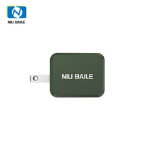 NIUBAILE Chargeur rapide Type-C 30W PD3.1/PD3.0 FCP pliable, respectueux de l'environnement, ABS ignifuge, protection OVP pour smartphones 5G universels