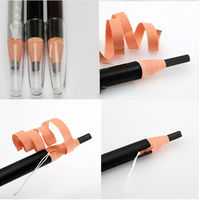 Crayon à sourcils en bois Pmu Brow de Microblading de marque privée imperméable pour le maquillage permanent des sourcils