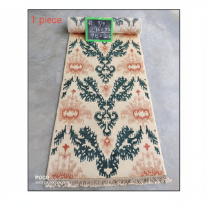 Premium 100% laine noué à la main moderne écologique tapis coureur belle boucle Pile Technique haut de gamme salon 10mm - Product Image 1