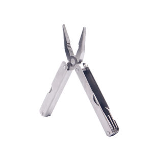 <span class=keywords><strong>Outil</strong></span> <span class=keywords><strong>multifonction</strong></span> pliable tactique - Ensemble de pinces en acier inoxydable avec dénudeur de fils et ouvre-bouteille pour les aventures en plein air - Product Image 2