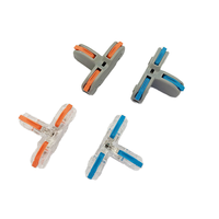 Connecteur de câble électrique rapide connecteur universel Push in Compact connecteur fil conducteur borniers, 1 en 2 sorties