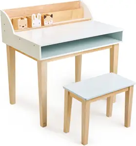 Set children's desk single desk white cute study desk