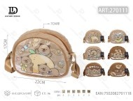 Kabibala Cartoon Crossbody <b>Bag</b> <b>Soft</b> Shell Adjustable Strap Zipper Closure Daily Use All Seasons Microfiber Synthetic <b>Leather</b> - Product Image 1