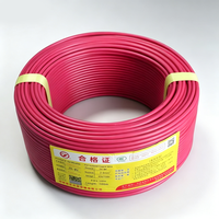 Fil de construction ZR-BV, fil de cuivre rigide isolé en PVC ignifuge, câble de câblage électrique