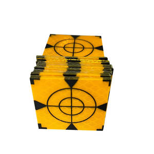 China Factory Survey Zubehör 3M Gelb Retro <span class=keywords><strong>Target</strong></span> <span class=keywords><strong>Reflective</strong></span> Unterschied liche Größe für die Land vermessung - Product Image 5