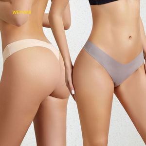 Custom Groothandel Laagbouw Dames Strings Naadloze Stretch Onzichtbare Bikini Sexy G-String Lage Taille Vrouwen Ondergoed Slipje - Product Image 2