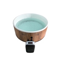 Baignoire gonflable écologique en PVC à température constante avec massage à bulles, autoportante, multi-personnes, familiale, ultra-grande capacité