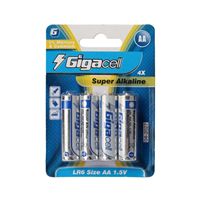 Vente en gros pas cher prix alcaline AA longue durée de vie batterie OEM Private Label LR6 AM3 1.5v pour jouets télécommandés 5 ans