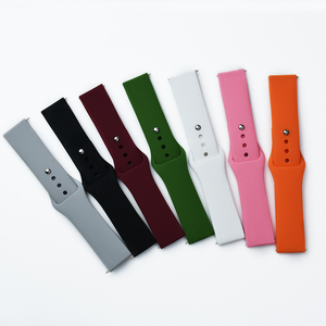 สายนาฬิกาซิลิโคนนิ่ม18มม. 20มม. 22มม. สายรัดข้อมือยางสำหรับ <span class=keywords><strong>Samsung</strong></span> <span class=keywords><strong>Galaxy</strong></span> Huawei Garmin Xiaomi - Product Image 2