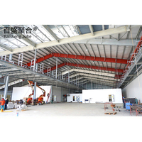 Bâtiment préfabriqué en structure métallique haute résistance pour entrepôt commercial