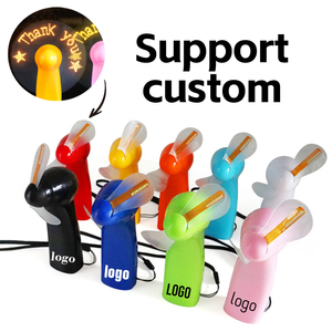 Ventilador de Mano LED con Diseño Personalizado y Logotipo, Regalos Publicitarios de Verano, Ventilador Luminoso a Batería, Artículos Promocionales para Fiestas - Product Image 4