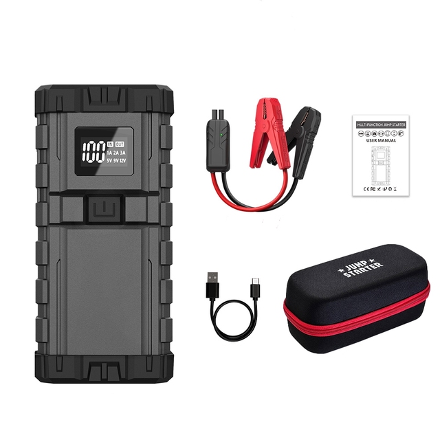 Wholesale Car Jump Starter Auto Booster 12V Jump Starter Portable Car Starter Booster Air Pump for Car with Quick Charging