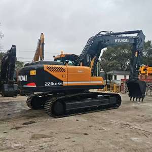 Hyundai220lc-9 7wheel Crawler Excavator Yellow Hydraulic Construction Digger Heavy Duty Track <b>Machine</b> 2026 - Product Image 1