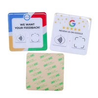 13.56MHz Époxy Étanche Google Review NFC Card Tag Stickers NFC Google Review Plate