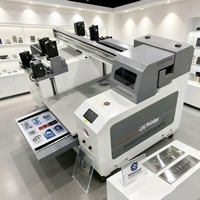 Mesin Cetak Digital 3D UV 6090 Flatbed Terbaru untuk Kaca, Keramik, Ubin, Akrilik, Kayu, Logam dengan Printer UV DTF A3
